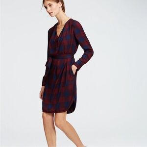 Ann Taylor Plaid Shirtdress